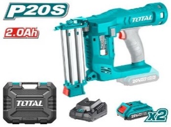 [Total] Total TCBNLI2001 Lithium-ion cordless brad nailer kit
 فرد مسامير شحن 20 فولت مع 2 بطارية وشاحن