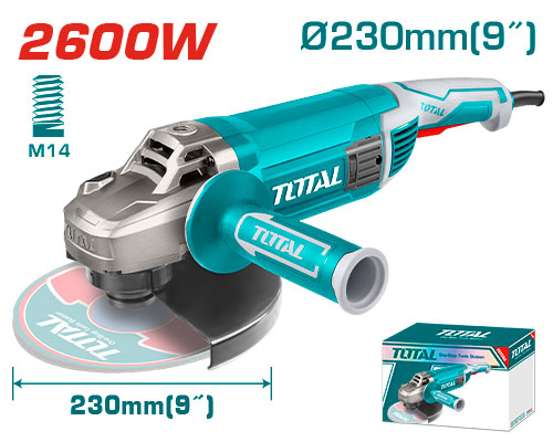 [Total] TOTAL TG1262306 Angle grinder
  صاروخ كهرباء 9 انش 2600 واط