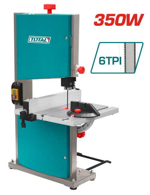 [Total] Total TS730301 Band saw
 350W منشار شلة
Table Size:300x300mm