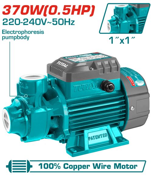 [Total] TOTAL TWP13706 Peripheral Pump
 مضخة ماء 0.5 حصان