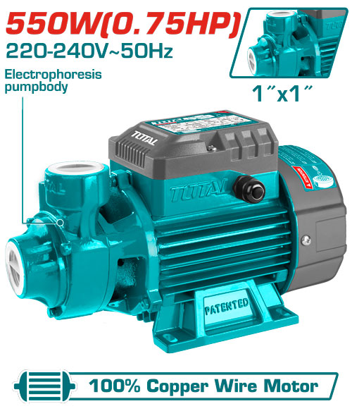 [Total] TOTAL TWP15506 Peripheral pump
 مضخة ماء 3/4 حصان