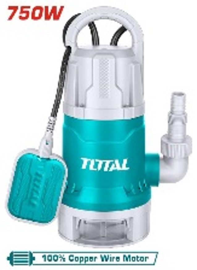 [Total] مضخة ماء غاطسة بلاستيك 8 متر 1 حصان Total TWP87506 Sewage submersible pump
