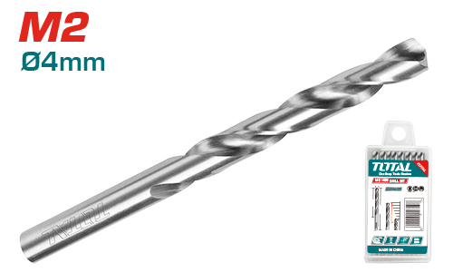 [Total] Total TAC110401 M2 HSS drill bit ريشة ستانلس مكفولة 4 ملم