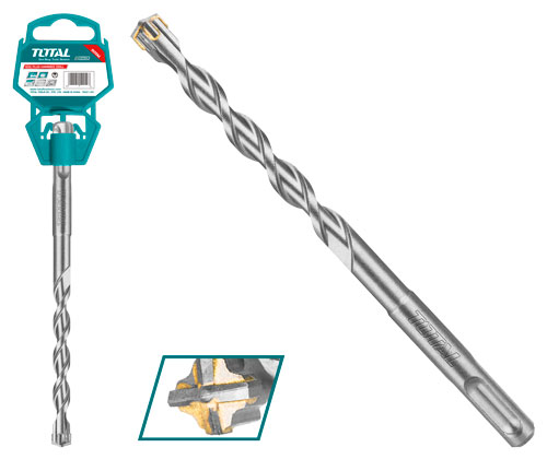 [Total] TOTAL TAC310602C SDS plus hammer drill 6X160 ريشة حجر 4 رؤوس صناعي