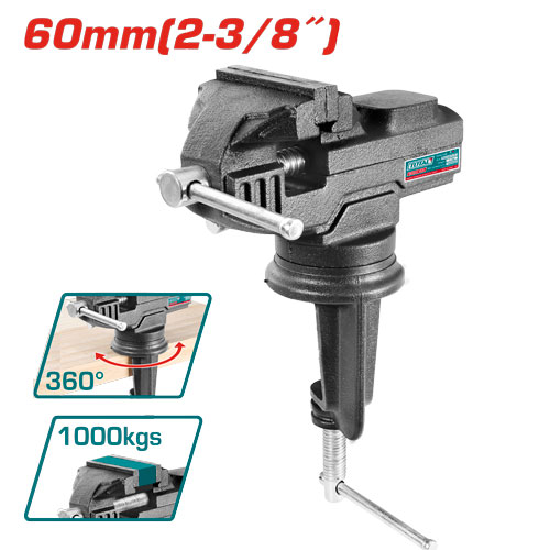[Total] TOTAL THT6126 Bench vice 60mm ملزمة عصغورة طاولة