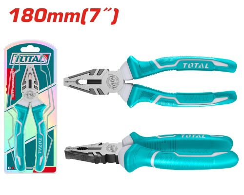 [Total] TOTAL THT110706P Combination pliers 7" زرادية على كرت شفاف