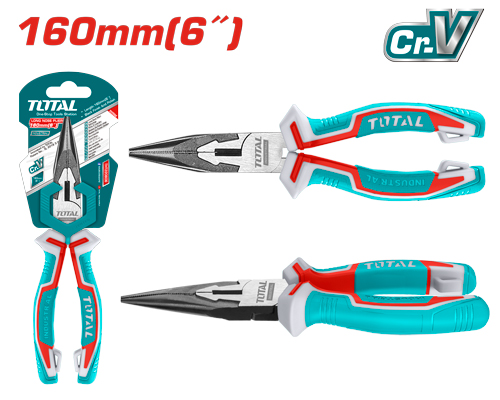 TOTAL THT220606 Long nose pliers 6" زرادية بوز وسط