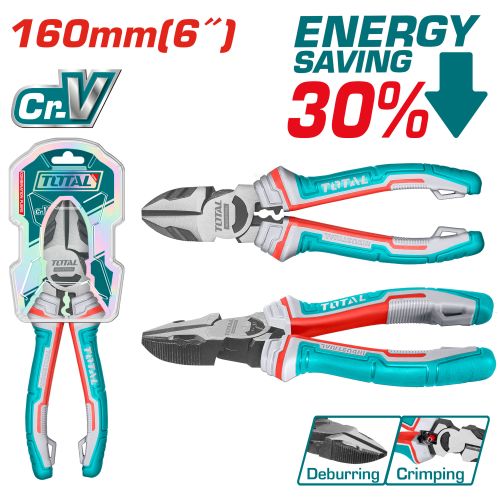 [Total] TOTAL THT230606S  High leverage diagonal cutting pliers قطاعة "6 ثقيلة صناعي