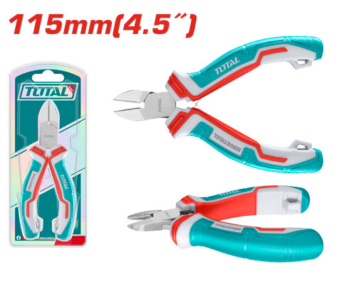 Total THTMN356 Mini diagonal cutting pliers 4.5" قطاعة الكتروني