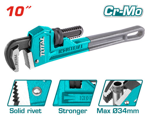 [Total] TOTAL THT171006 Pipe wrench 10" مفتاح مواسير
