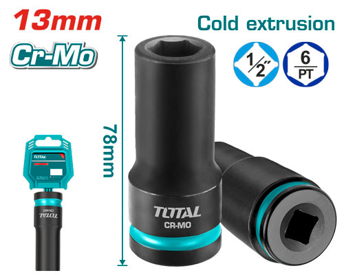 Total THDIS12132L بوكس اسود طويل 13 ملم