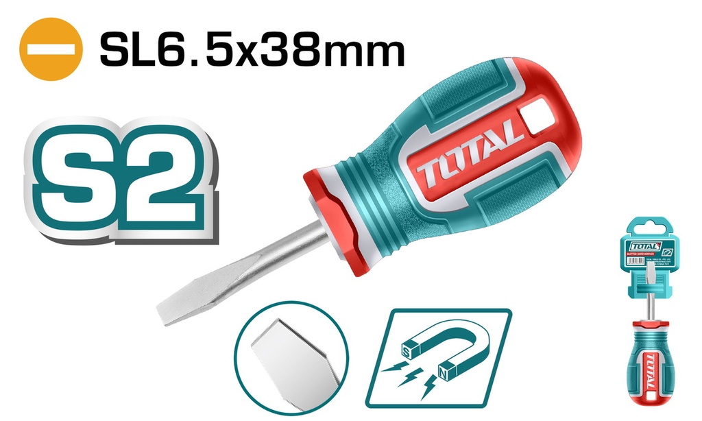 [Total] Total TSDSL6038 مفك عادي SL6.5*38