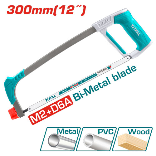 [Total] منشار حديد 12" TOTAL THT541026 Hacksaw frame 300mm
