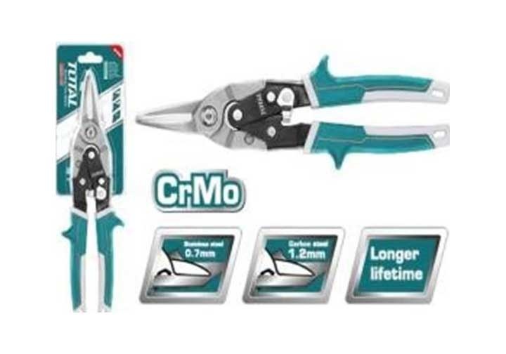 Total THTJ532106 Aviation snip 10" مقص صاج مستقيم ثقيل جدا