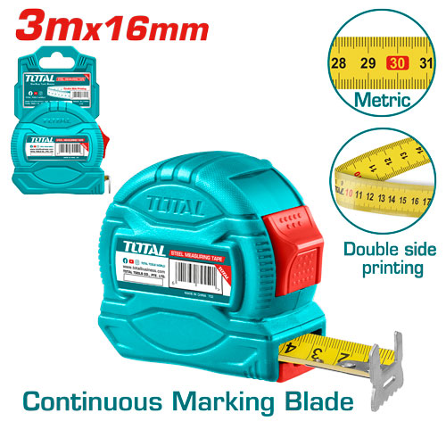 [Total] Total TMT34316M Steel measuring tape متر 3*16 ملم عرض خاص