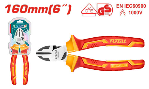 [Total] Total THTIP2261 Insulated high leverage diagonal cutting pliers قطاعة معزول 6 انش