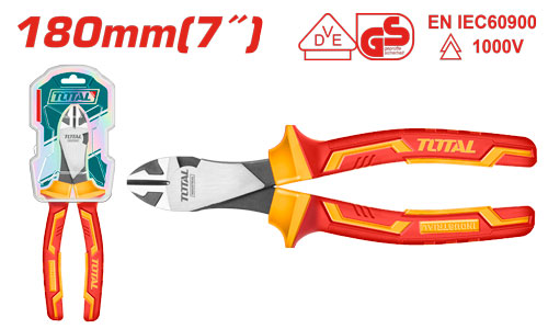 [Total] Total THTIP2571 Insulated heavy-duty diagonal cutting pliers قطاعة كهرباء "7