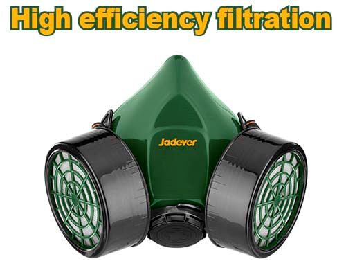 JADEVER JDRJ2502 Respirator(Including two cartridges) كمامة كيماوي مزدوج
