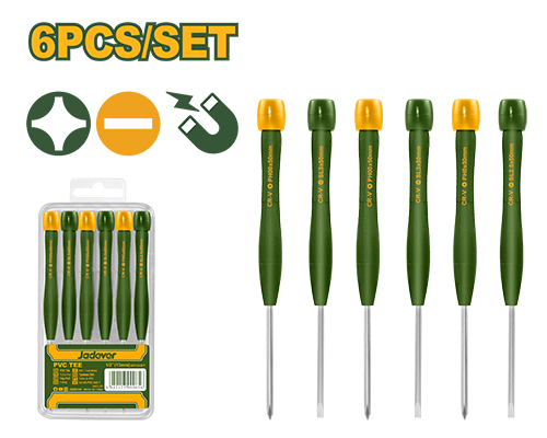 Jadever JDSS2B06 طقم مفك الكترونيات 6 قطع