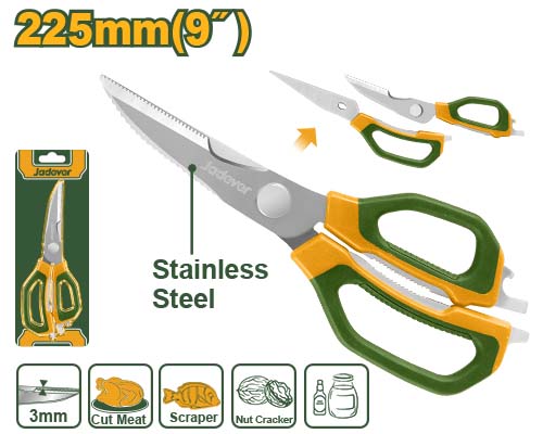 Jadever JDSX1605 مقص مطبخ 9 انش