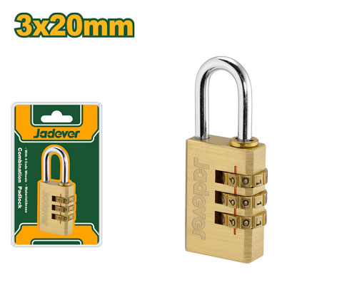 Jadever JDPD3423
قفل ارقام 3 خانات 20 ملم