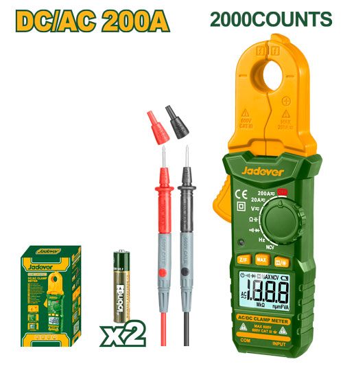 Jadever JDDM65015 AC/DC كلامب ميتر 200 أمبير