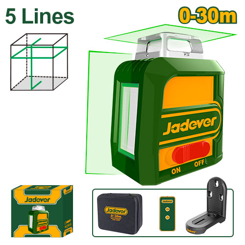 Jadever JDLE2M05 ليفل ليزر 5 خطوط