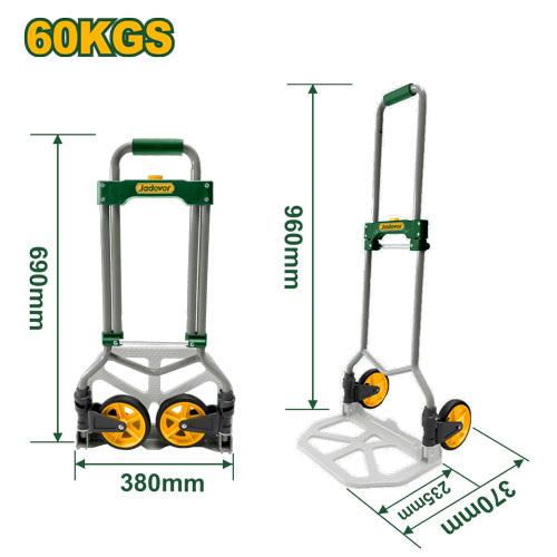 JADEVER JDWB9A06 Foldable hand truck عرباية تحميل طوي حمولة 60 كيلو