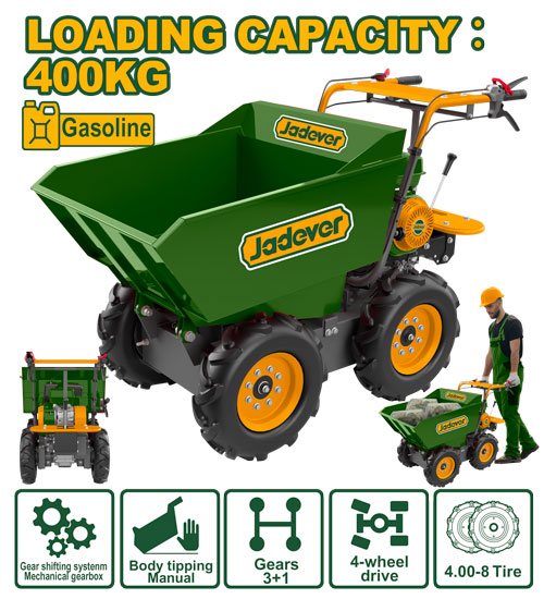 Jadever JDFTP1A400 عرباية تحميل على البنزين حمولة 400 كيلو