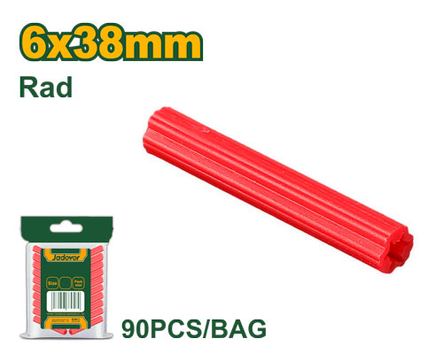 Jadever JDXTA922 اسافين بلاستيك 6*38 ملم