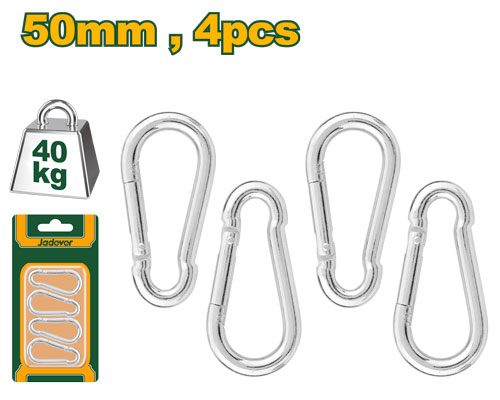 Jadever JDQL2K02 هوك انجاصة حديد 50 ملم 4 قطع